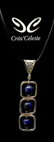 Collier Carré Lapis Lazuli