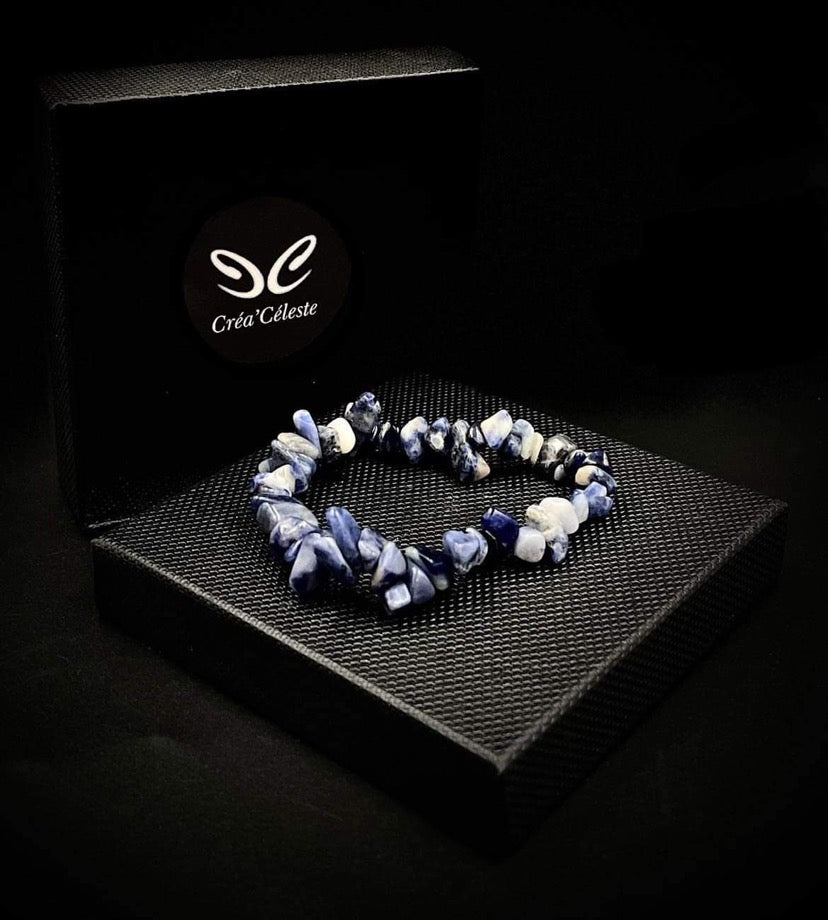 Bracelet chips Sodalite