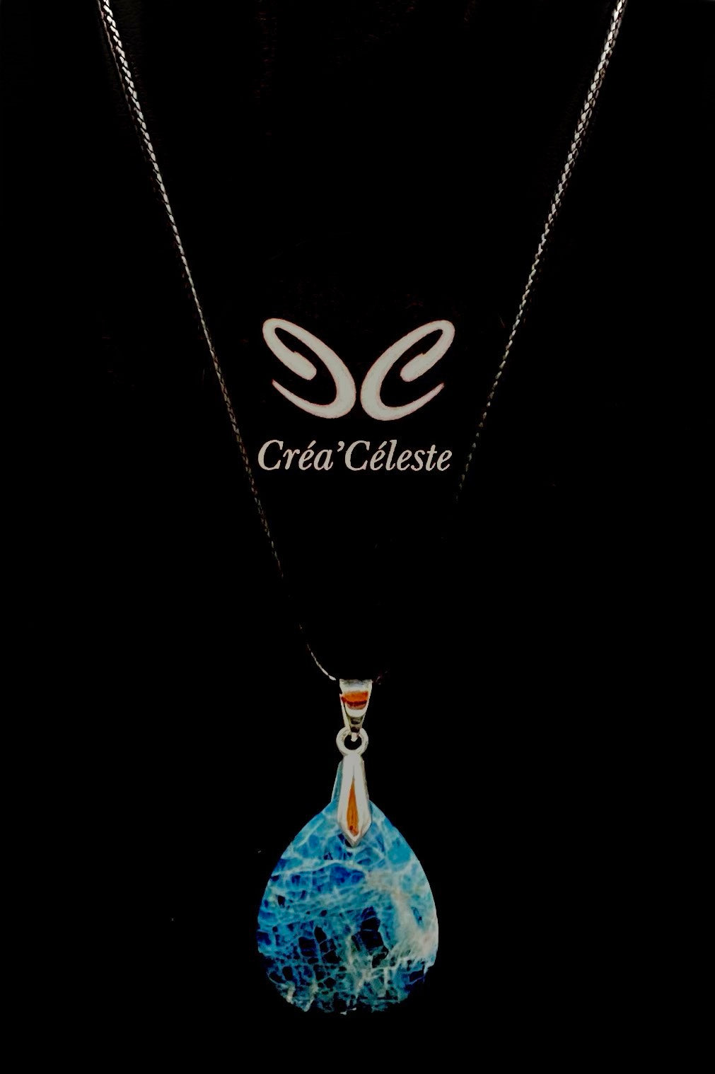 Collier Pierre Percée Apatite