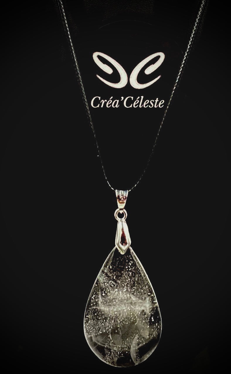 Collier Pierre Percée Cristal de Roche