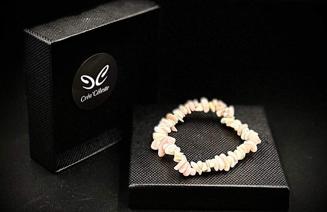 Bracelet Chips Rhodochrosite