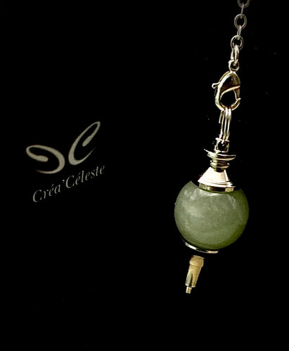 Pendule Sphère Aventurine Verte