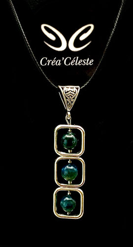 Collier Carré Apatite