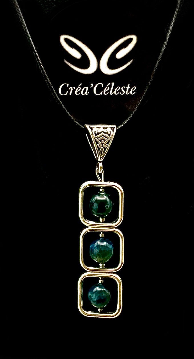 Collier Carré Apatite