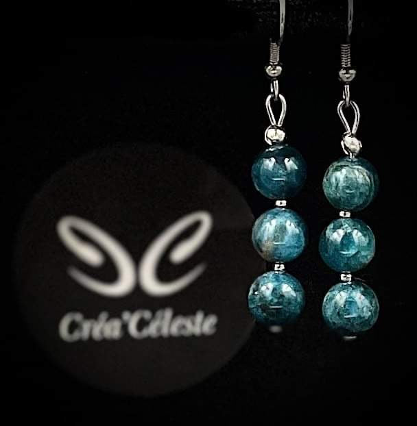 Boucles d’Oreilles Apatite